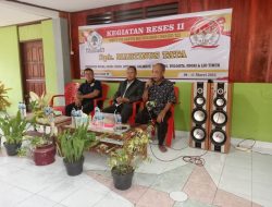 Gelar Reses Di Dusun Sokomaki, Martinus Tata Berbagi Kasih