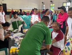 Sidokkes Polres Ende Gelar Kegiatan Deteksi Dini Penyakit Tidak Menular dan Prolanis bagi Personel, Bhayangkari, dan Purnawirawan