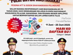 Sambut Hari Bhayangkara ke-79, Polda NTT Gelar Kompetisi Konten Kreatif dan Karya Tulis Berhadiah Puluhan Juta Rupiah