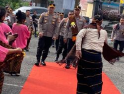 Jejak Langkah Sang Wakapolda di Bumi Pancasila: Sambutan Adat Penuh Makna di Tanah Ende