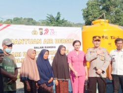 Polres Ende Salurkan Bantuan Air Bersih bagi Warga Pu’unaka