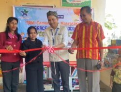 Usai Meresmikan TBM Grace Pree School, Ketua TBM NTT Ajak Orang Tua Wali Bangun Budaya Literasi Anak Sejak Dini