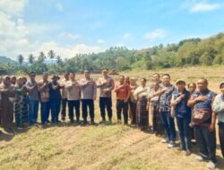 Polda NTT Tinjau Kesiapan Lahan Pertanian di Desa Embundoa, Dukung Program Ketahanan Pangan Nasional