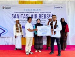 PT PELNI Ende Bersama BSI Maslahat Resmikan Fasilitas Sanitasi dan Air Bersih di Desa Ndetuzea, Kecamatan Nangapanda