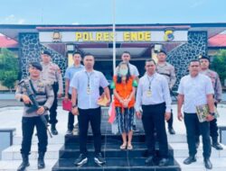 Polres Ende Serahkan Tersangka dan Barang Bukti Kasus Dugaan Penggelapan Dana Rp1,9 Miliar di RSUD Ende