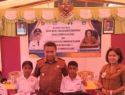 643 Siswa/i SD Sekecamatan Lepkes Terima Bantuan Seragam Sekolah Dari Bupati Ende