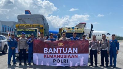 Polres Ende Salurkan Bantuan Kemanusiaan Polri bagi Korban Banjir di Nagekeo