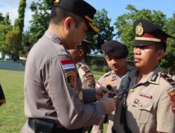 Polres Ende Gelar Sertijab Kapolsek Pulau Ende, Kapolres Tekankan Profesionalisme dan Pelayanan Prima
