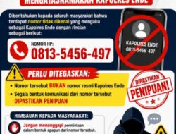 ​Waspada ! Modus Penipuan Baru Mencatut Nama Kapolres Ende, Dan Incar Korban Lewat Pesan WhatsApp,