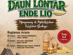 Festival Daun Lontar Kembali Digelar di Ende, Dorong Pelestarian Warisan Budaya dan Ekonomi Kreatif Lokal