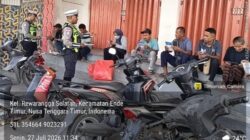 Satlantas Polres Ende Edukasi Pengguna Jalan, Tekankan Keselamatan Berkendara Lewat Pendekatan Humanis