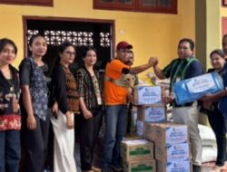 Bank NTT Cabang Ende, Salurkan 100 Paket Sembako untuk Korban Gempa Flores di Ende