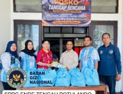 SPPG Ende Tengah Potulando, Salurkan 100 Paket Sembako untuk Warga Terdampak Gempa di Ende