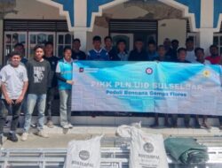 Masjid Rusak Diguncang Gempa, PLN Bantu Tenda Jadi untuk Jamaah Nur Ilahi Nangakeo